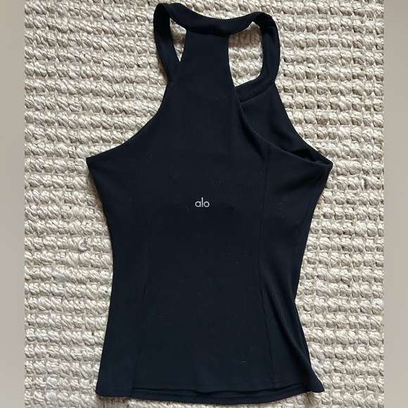 Alo Yoga High Neck Ribbed Insight Tank - Picture 2 of 4